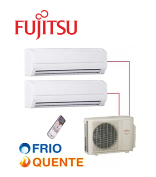 Ar Condicionado - Fujitsu Inverter - 14.000 BTU/h (2x 07.000)