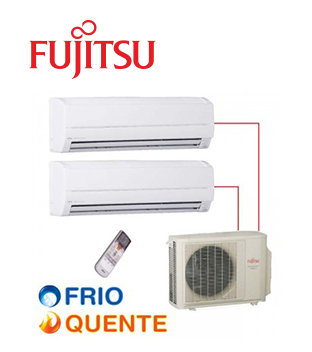 Ar Condicionado - Fujitsu Inverter - 18.000 BTU/h (2x 09.000)